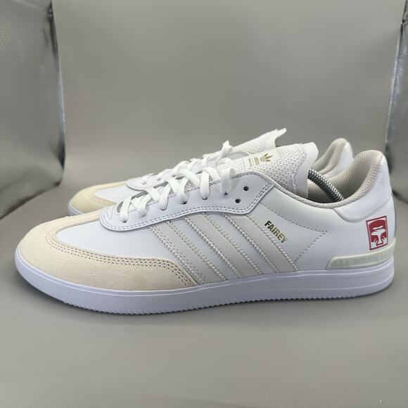 adidas Samba Adv x Shepard Fairey Obey White 2018 D96804 Men’s US 11 - Picture 2 of 11